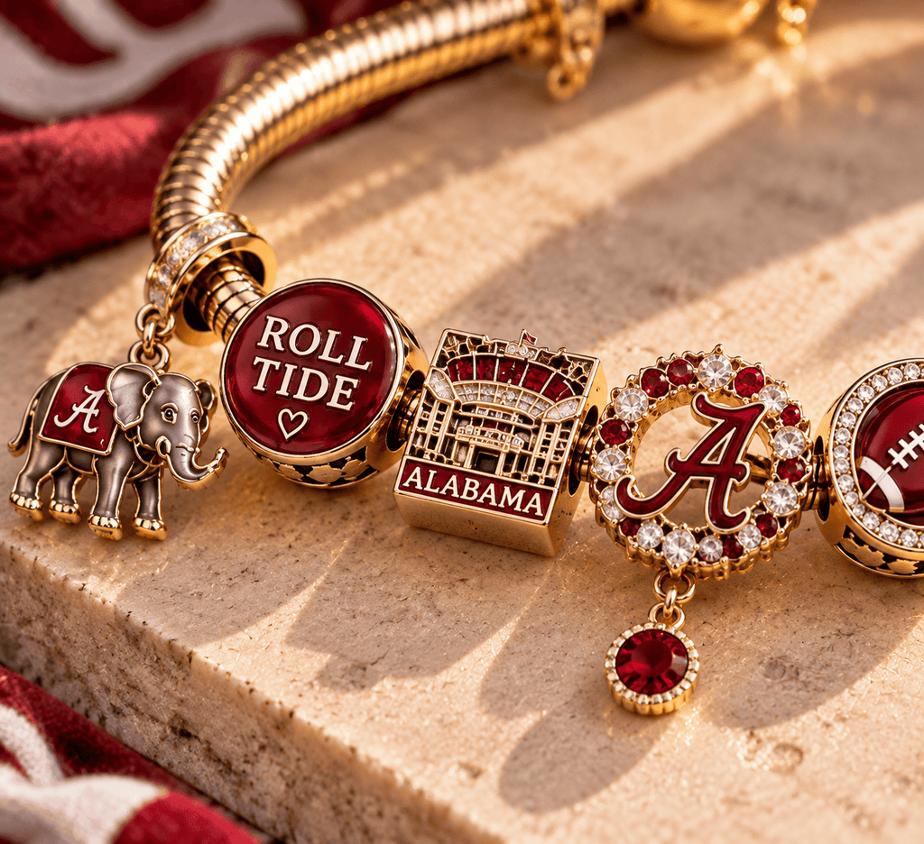 ACT Gold Charm Bracelet Set TTN