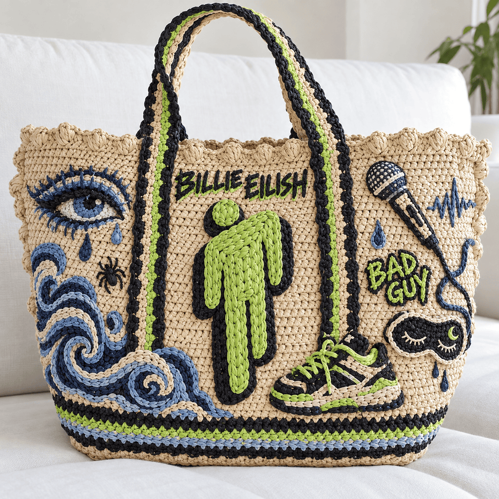 BLE Straw-Style Embellished Tote Bag DNBN