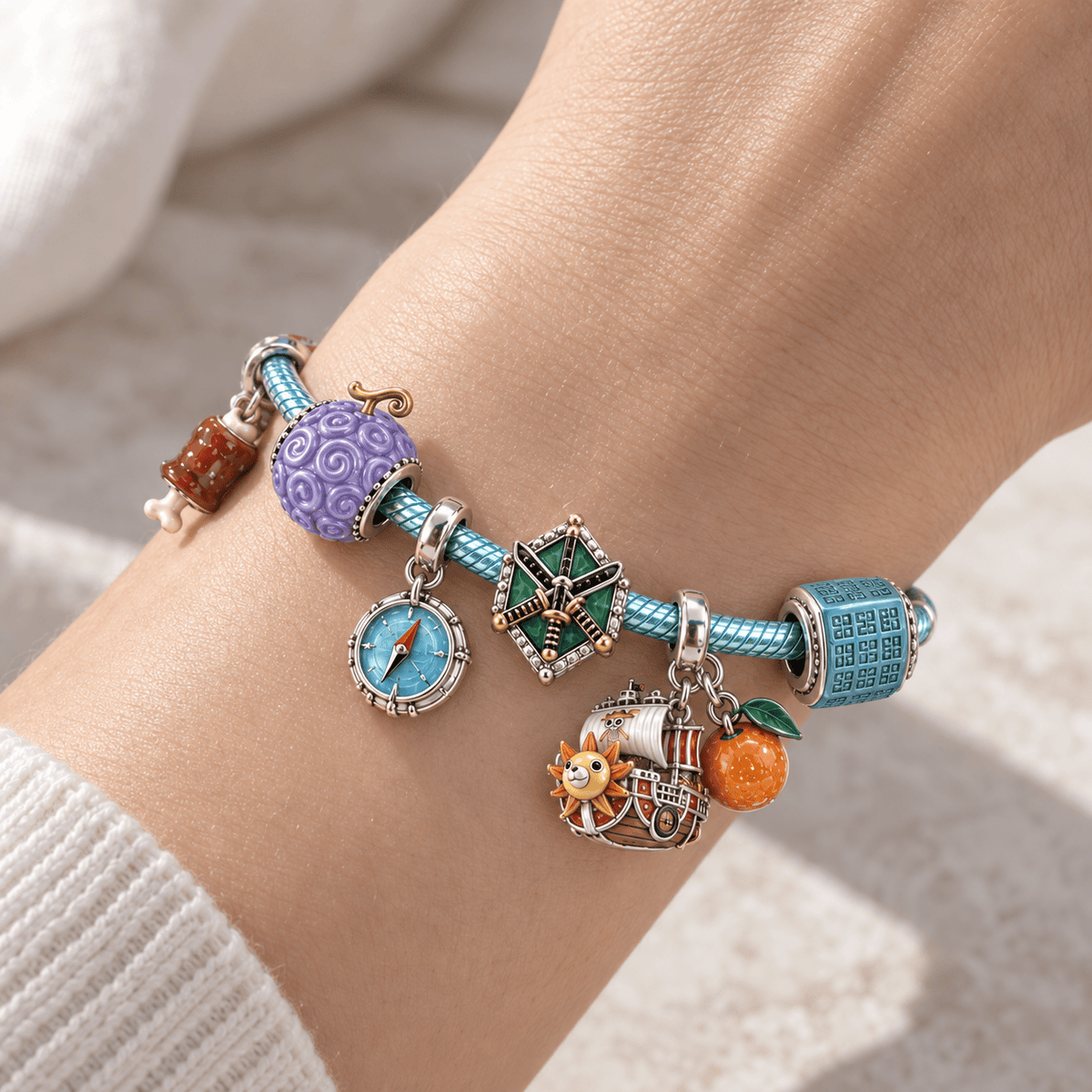 OPC Silver Charm Bracelet Set PTKL