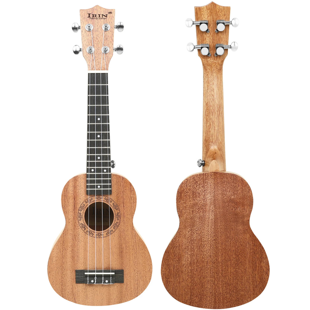 IRIN 21 Inch Ukulele High Quality Solid Wood Handmade Plucked Music Instrument Ukulele Beginner Practice Performance Ukulele